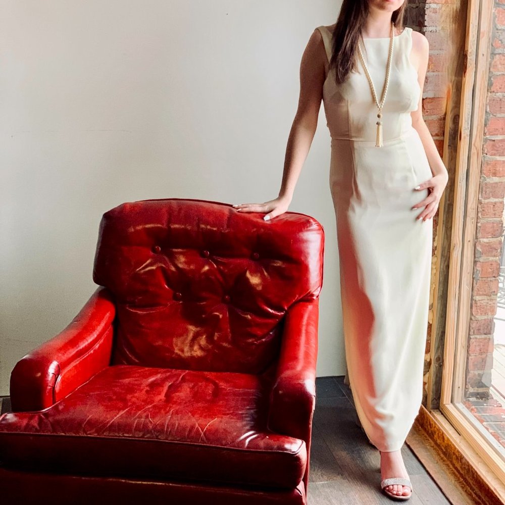 NICOLE MILLER CREAM DRESS